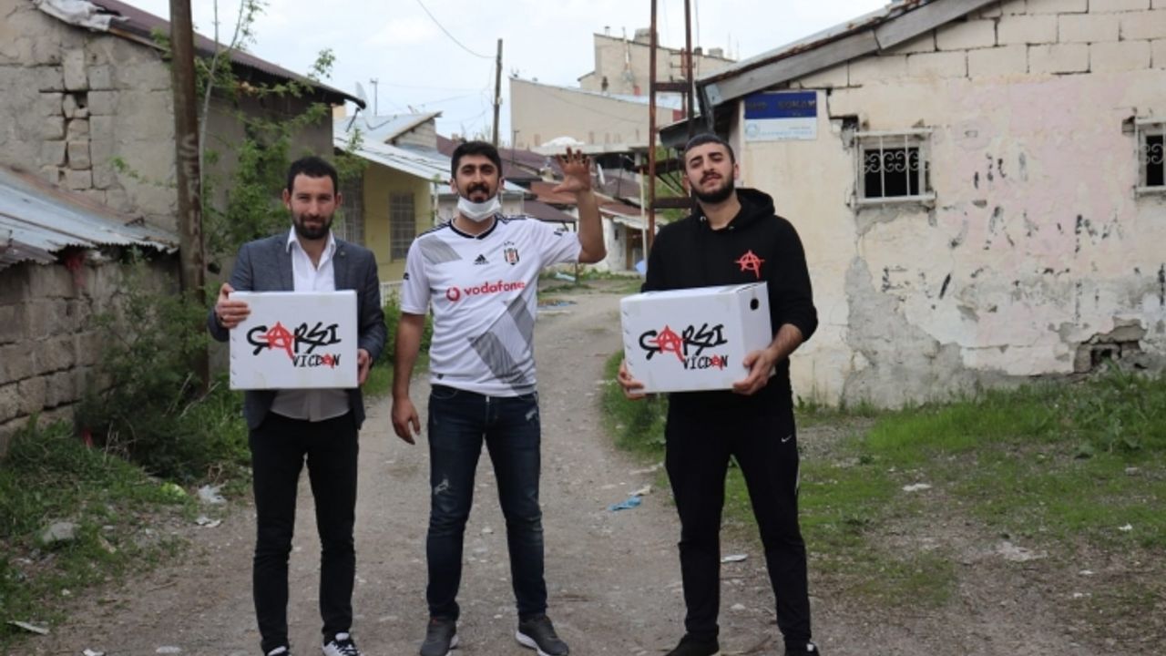 Beşiktaş Taraftar Grubu Çarşı’dan Ağrı’ya yardım eli