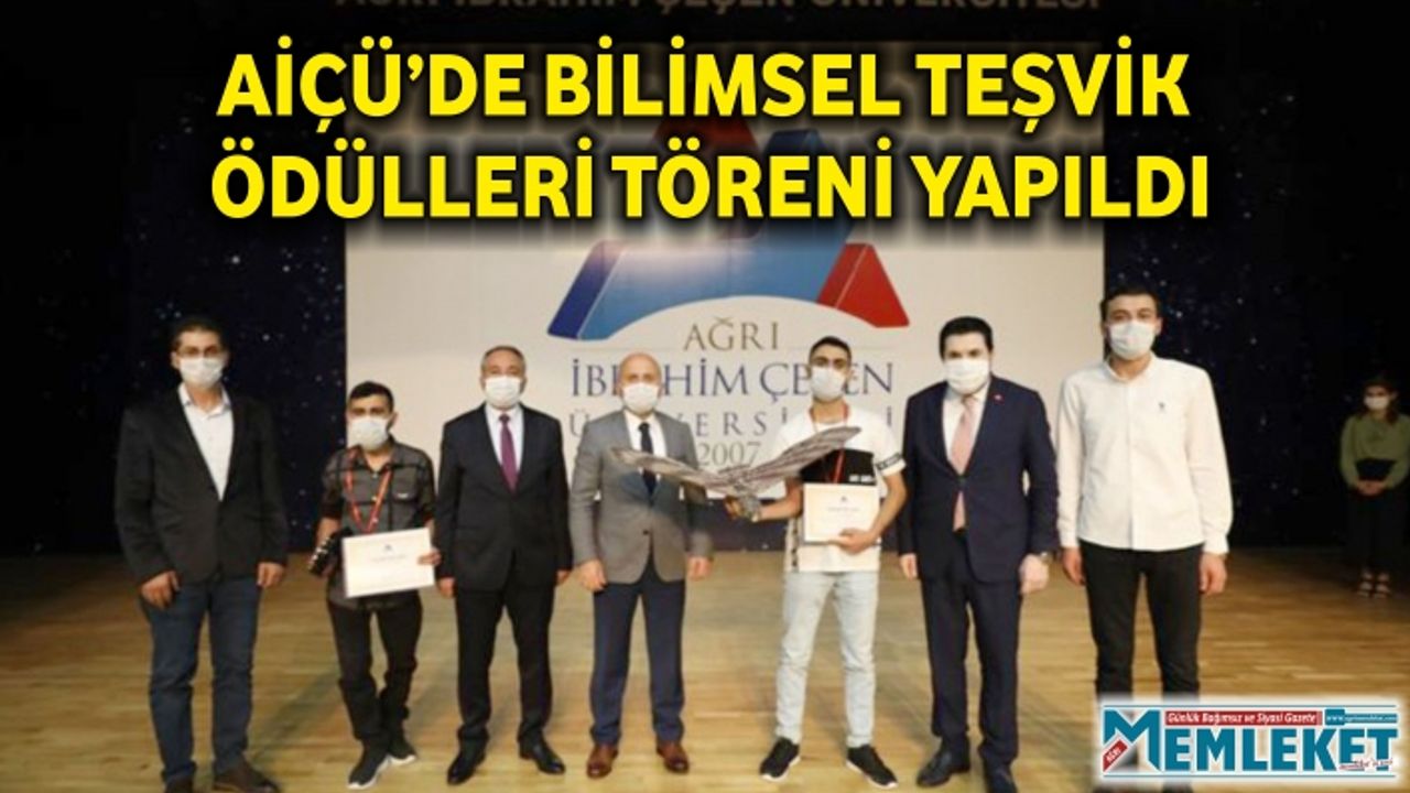 AİÇÜ’DE BİLİMSEL TEŞVİK ÖDÜLLERİ TÖRENİ YAPILDI