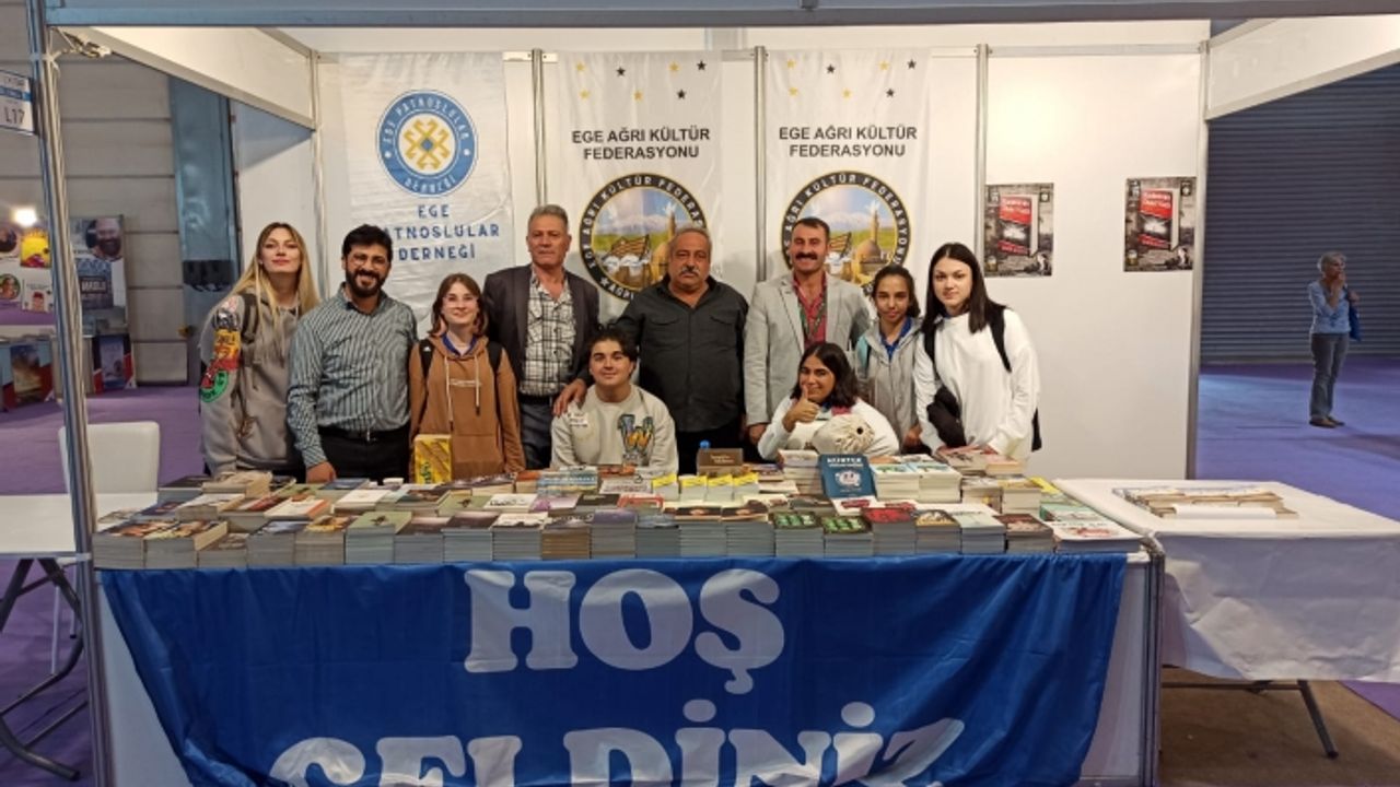 Bu yıl İzmir Kitap Fuarında Ağrılılar da yerini aldı