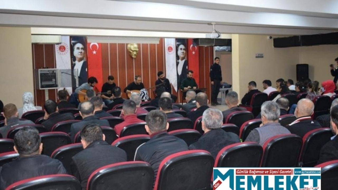 Güzel Sanatlar Lisesi, Patnos cezaevi tutuklu ve hükümlülerine konser verdi