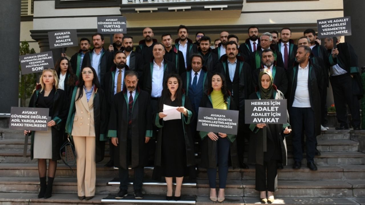 Ağrı, Kars, Ardahan ve Erzurum'da avukatlara yönelik saldırılara tepki