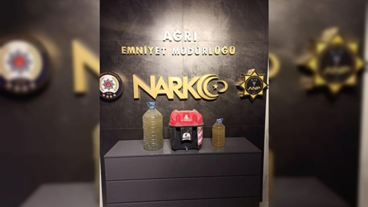 Ağrı’da 24 kilo metamfetamin ele geçirildi