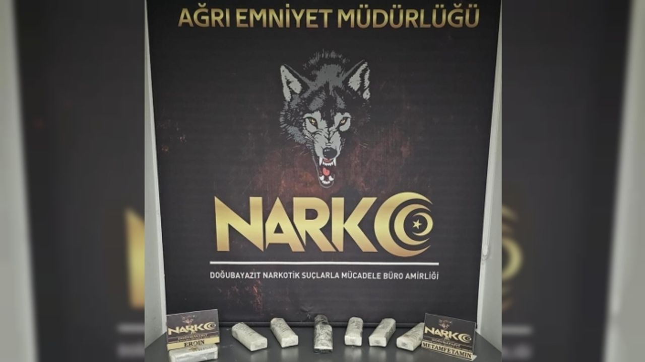 Ağrı’da çok sayıda uyuşturucu ele geçirildi