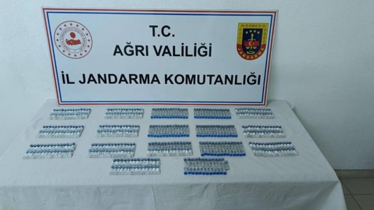 Ağrı’da 1 milyon 182 bin liralık kaçak ‘Botox’ ele geçirildi