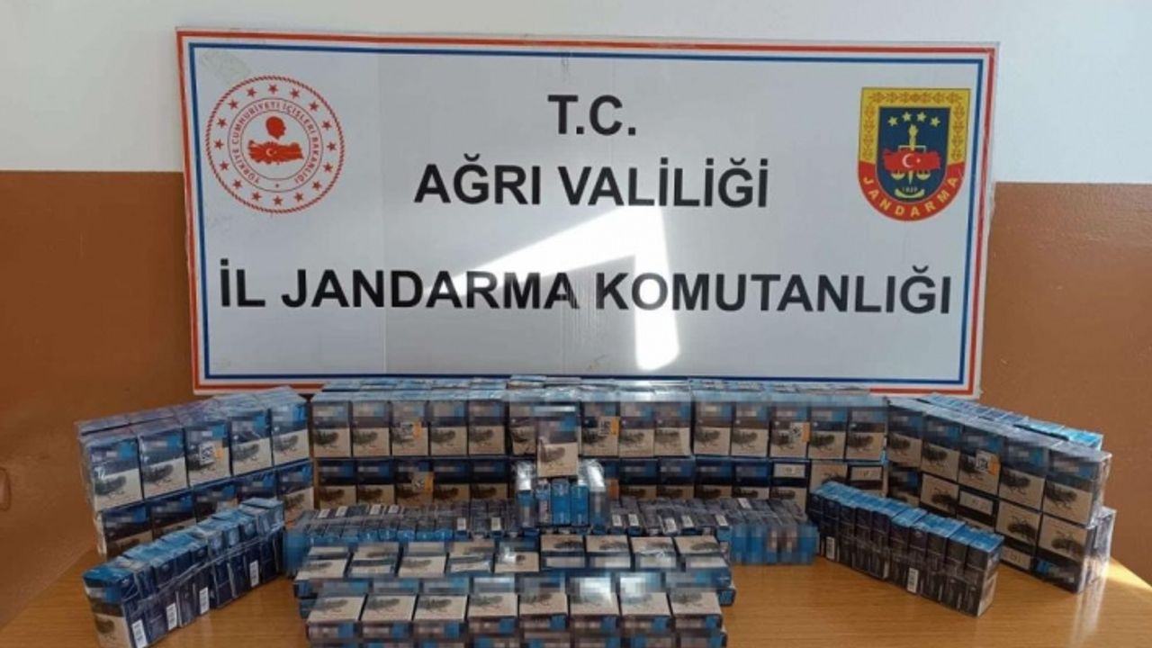 Ağrı'da 655 paket kaçak sigara ele geçirildi