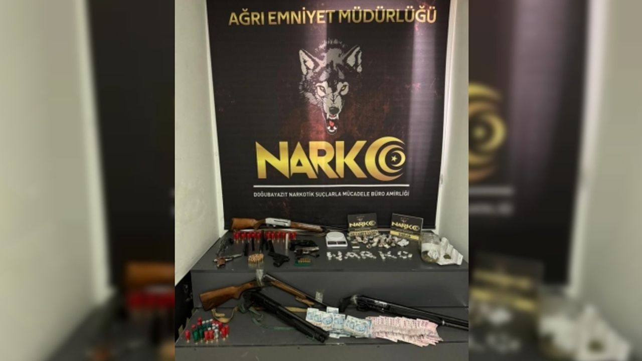 Ağrı'da uyuşturucu operasyonu: 27 gözaltı