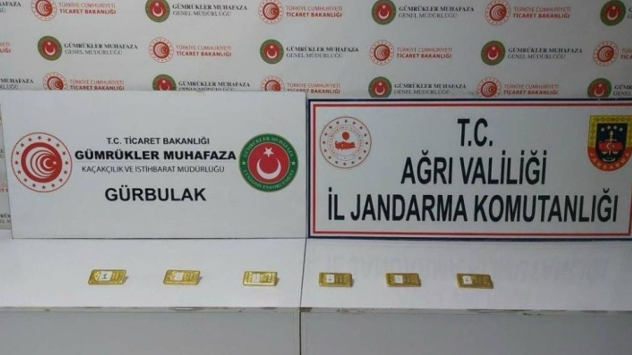 Ağrı’da 11 milyon değerinde altın yakalandı