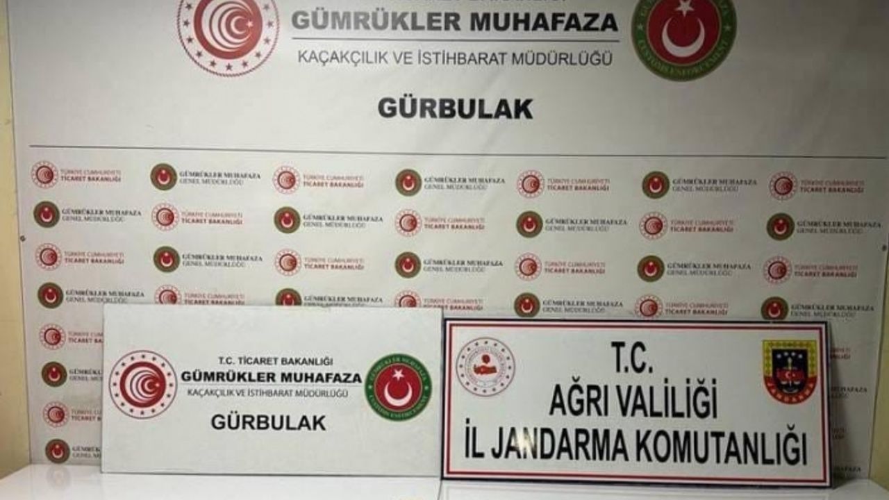 Ağrı’da 1 kişi gümrük kaçağı altınlar ile yakalandı