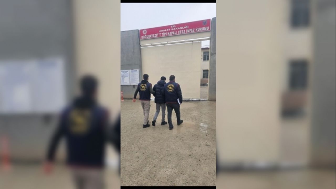 Ağrı’da 8 yıl hapis cezası bulunan firari yakalandı