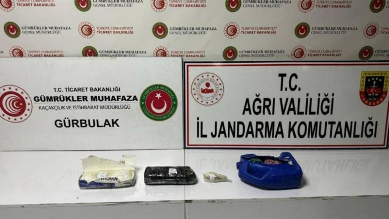 Ağrı’da çok sayıda uyuşturucu madde ele geçirildi