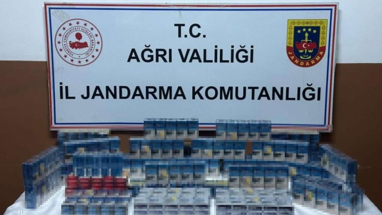 Ağrı'da kaçak sigara operasyonu: 10 gözaltı