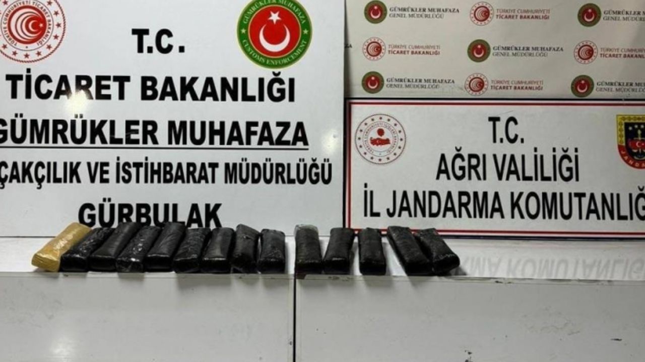 Ağrı’da 17 kilo metanfetamin ele geçirildi