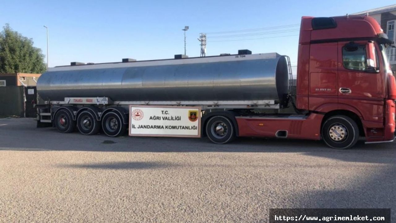 Ağrı'da 13 ton 700 litre kaçak akaryakıt ele geçirildi