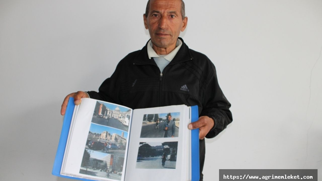 Dünya barışı için bisikletiyle 40 yılda 80 ülke gezdi, Ağrı'da mola verip misafir oldu