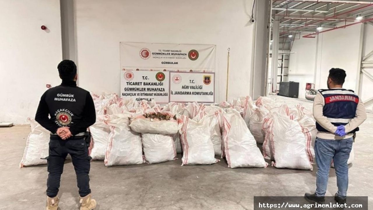 Ağrı’da 4 ton 503 kilogram metanfetamin ele geçirildi