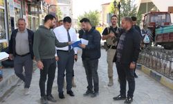 Diyadin’de İnönü ve Prestij caddeleri yenileniyor