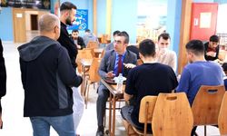 Gençlik ve Spor Müdürü Din, öğrencilerle bir araya geldi