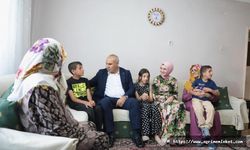 Ağrı Valisi Koç, şehit ve gazi ailelerine ziyaretlerde bulundu