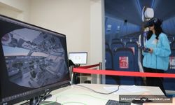 Ağrı'da havacılık bölümü öğrencileri sanal gerçeklikle uçuşa hazırlanıyor
