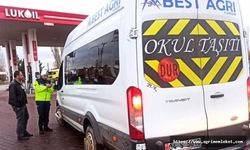 Patnos'ta öğrenci taşıma araçlarında güvenlik denetimi yapıldı