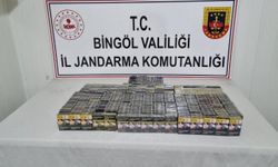 Bingöl'de 500 paket kaçak sigara ele geçirildi