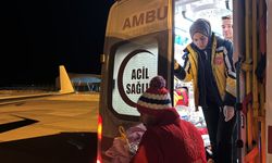 Ağrı'da ambulans uçak prematüre bebek için havalandı