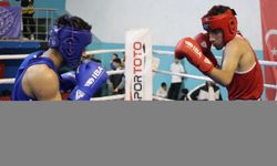 Ağrı'da Genç Erkekler Türkiye Ferdi Boks Şampiyonası devam ediyor