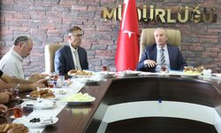 Ağrı İl Milli Eğitim Müdürü Kökrek, basın mensuplarıyla bir araya geldi
