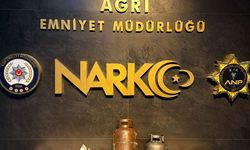 Ağrı'da tırda tüp içerisinde 8 kilo 300 gram sentetik uyuşturucu ele geçirildi