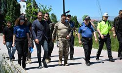 Ağrı İl Emniyet Müdürü Önder, millet bahçesi çevresinde denetimde bulundu