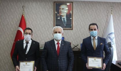 PARDUS’un kullanımı noktasında katkı sağlayan personellere “Başarı Belgesi”