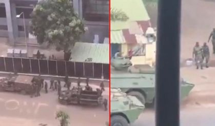 ASKERLER SOKAĞA İNDİ! ÜLKEDE DARBE BAŞLADI
