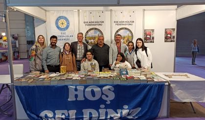 Bu yıl İzmir Kitap Fuarında Ağrılılar da yerini aldı