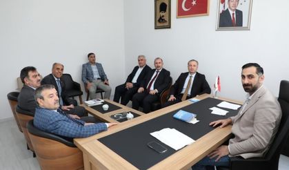 Ağrı Milli Eğitim Müdürü Kökrek’ten, AK Parti Ağrı İl Başkanlığına “Hayırlı olsun” ziyareti