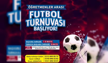 AĞRI GELENEKSEL ÖĞRETMENLER ARASI FUTBOL TURNUVASI BAŞLIYOR