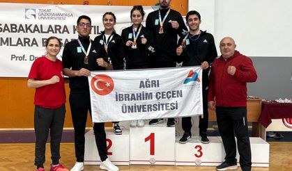 AİÇÜ’lü Öğrenciler Şampiyonalardan Madalyalarla Döndü