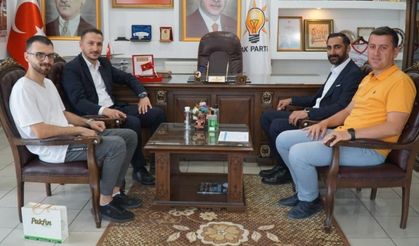 AK Parti Ağrı Merkez İlçe Başkanı Tahtalı, çeşitli ziyaretlerde bulundu