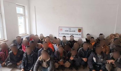 Ağrı’da 49 Afgan göçmen yakalandı