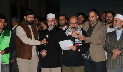 Ağrı’da Filistin’e destek