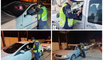 Ağrı’da sürücülere 118 bin lira ceza kesildi