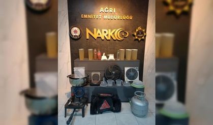 Ağrı polisinden uyuşturucu tacirlerine baskın