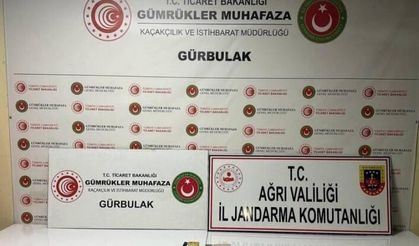 Ağrı’da 1 kişi gümrük kaçağı altınlar ile yakalandı