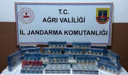 Ağrı'da kaçak sigara operasyonu: 10 gözaltı