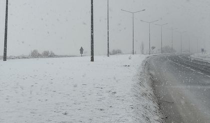 Ağrı'da kar etkili oldu