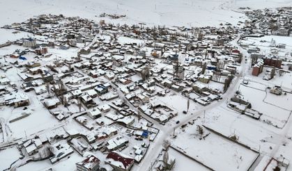 Erzurum ve Kars'ta kar, Ağrı ile Ardahan'da soğuk hava etkili oluyor