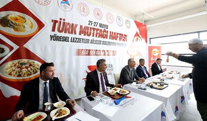 Ağrı'da 'Türk Mutfağı Haftası' kapsamında aileler en iyi yemeği yapmak için hünerlerini sergiledi