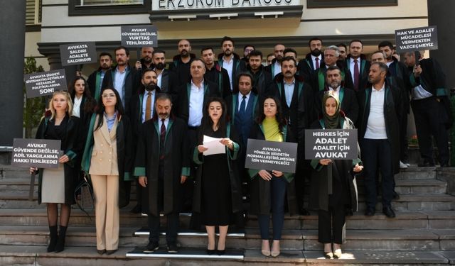 Ağrı, Kars, Ardahan ve Erzurum'da avukatlara yönelik saldırılara tepki