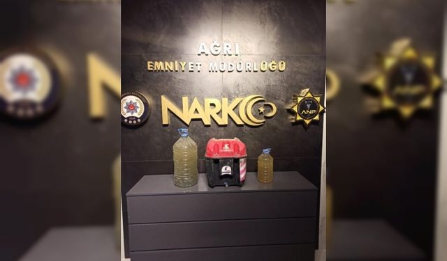 Ağrı’da 24 kilo metamfetamin ele geçirildi