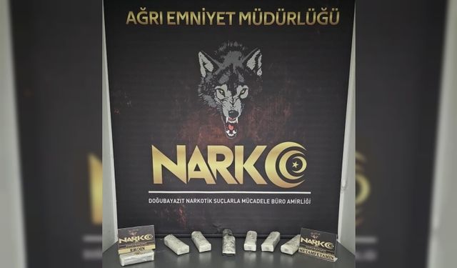 Ağrı’da çok sayıda uyuşturucu ele geçirildi