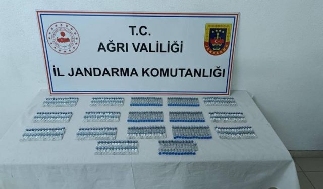 Ağrı’da 1 milyon 182 bin liralık kaçak ‘Botox’ ele geçirildi